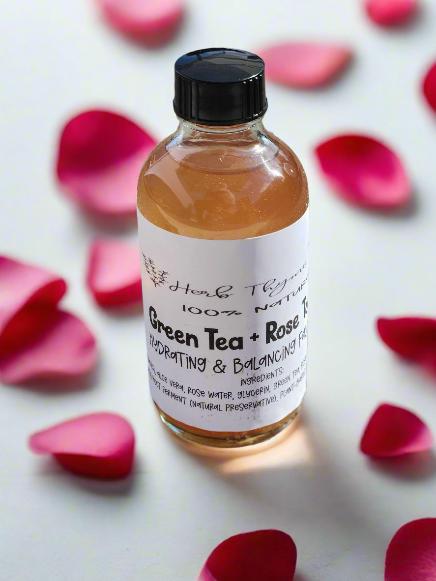 Green tea + Rose Facial Toner