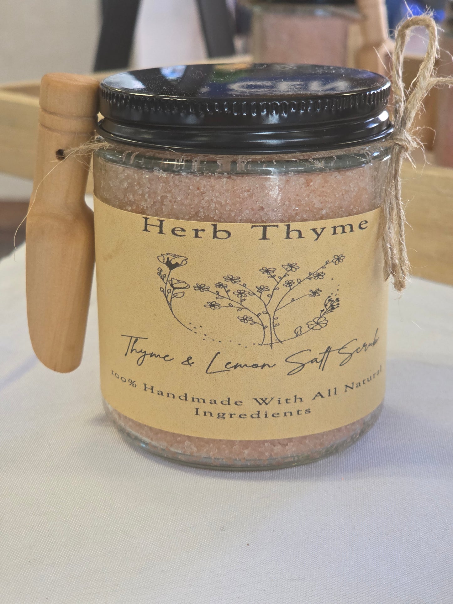 Thyme & Lemon Salt Scrub