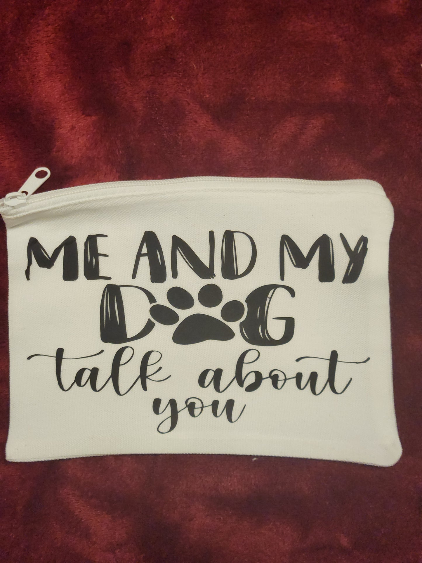 Burlap Toiletry Bags for Dog Mamas 🐾