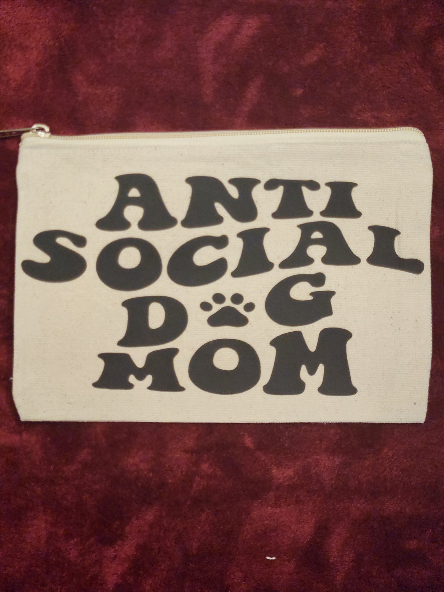 Burlap Toiletry Bags for Dog Mamas 🐾