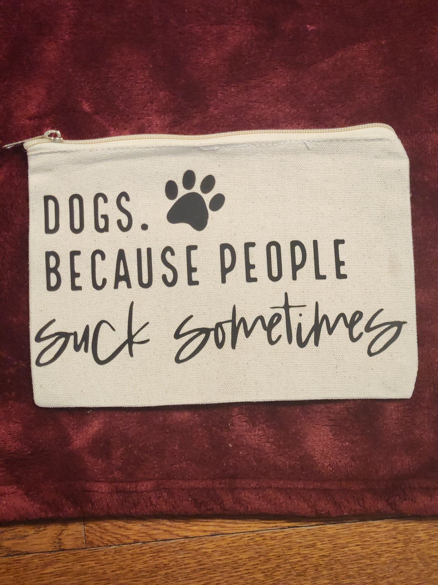 Burlap Toiletry Bags for Dog Mamas 🐾