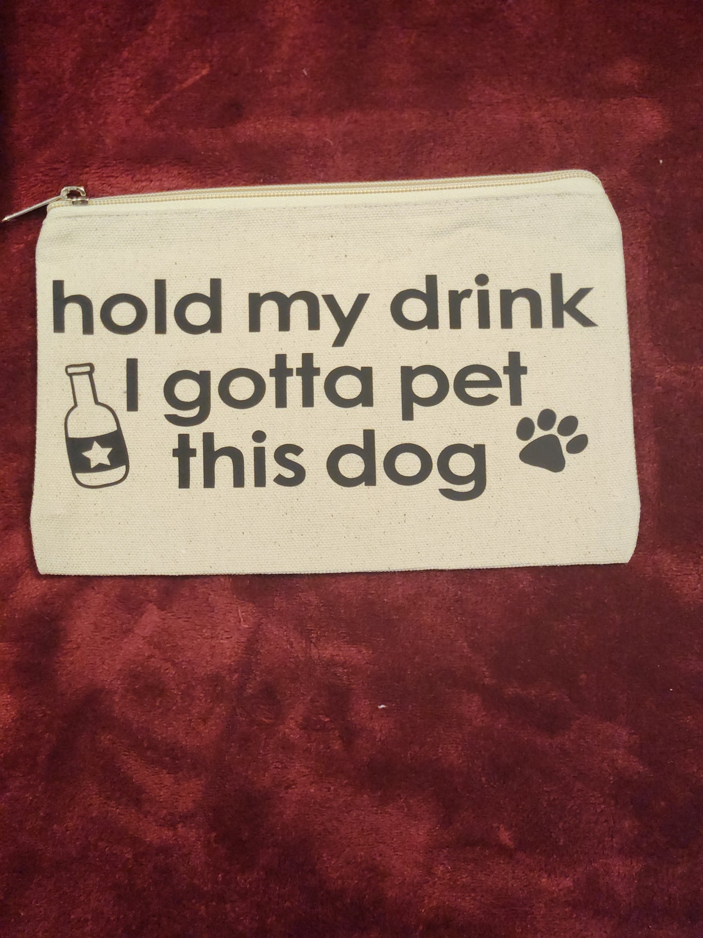 Burlap Toiletry Bags for Dog Mamas 🐾