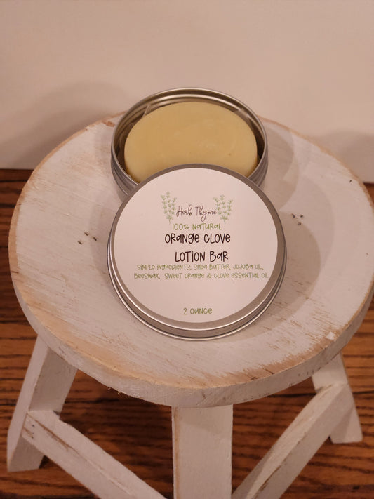 Orange Clove Lotion Bar