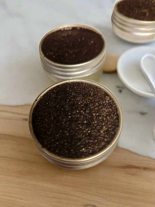 Coffee lip scrub
